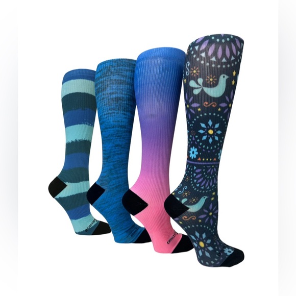 Compression Socks Set by ‘Crazy Compression’—4 pack - Picture 1 of 6